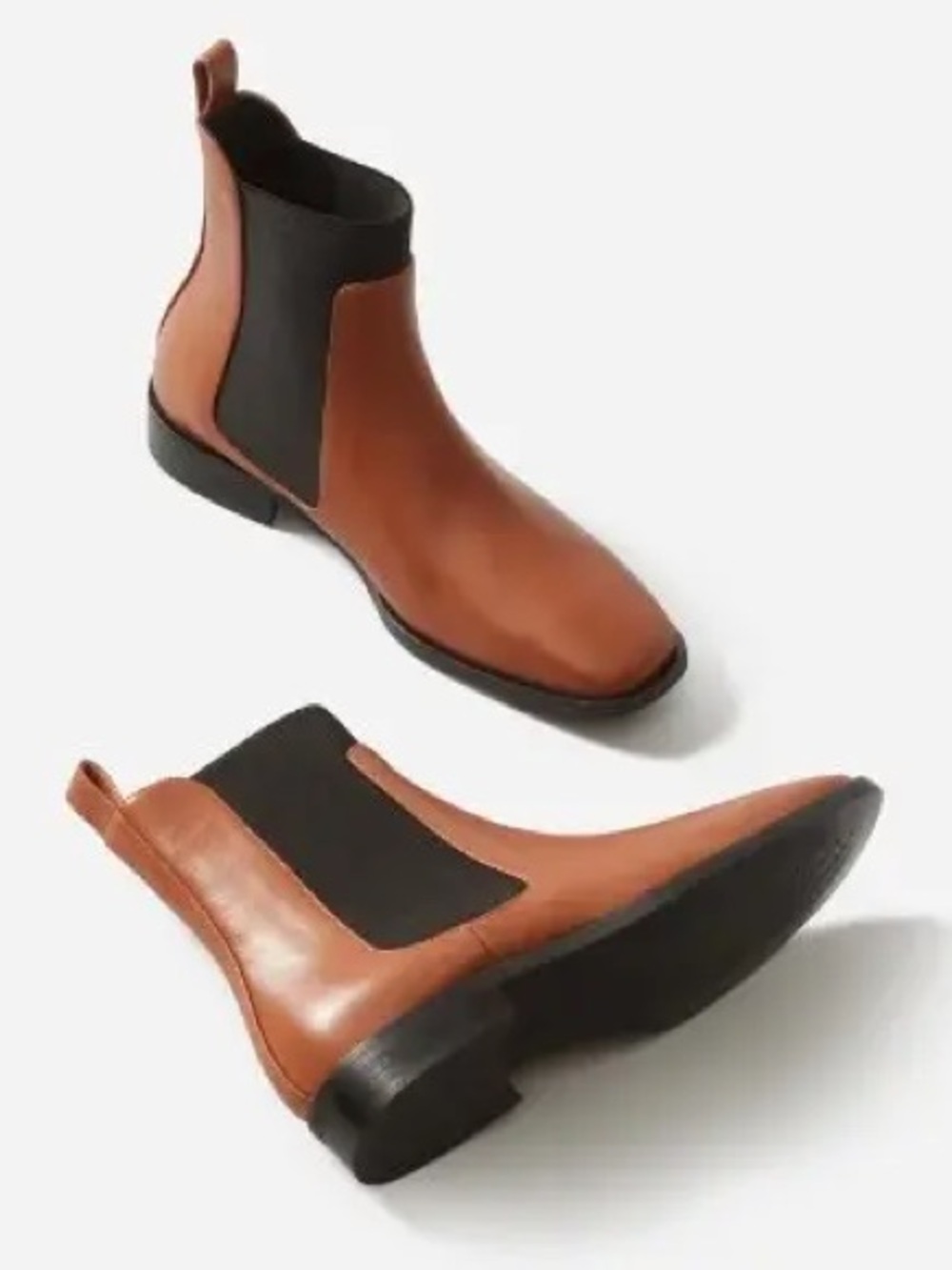 Everlane Italian Square Toe Chelsea Boot